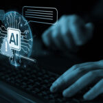 A picture of someone using an LLM AI application